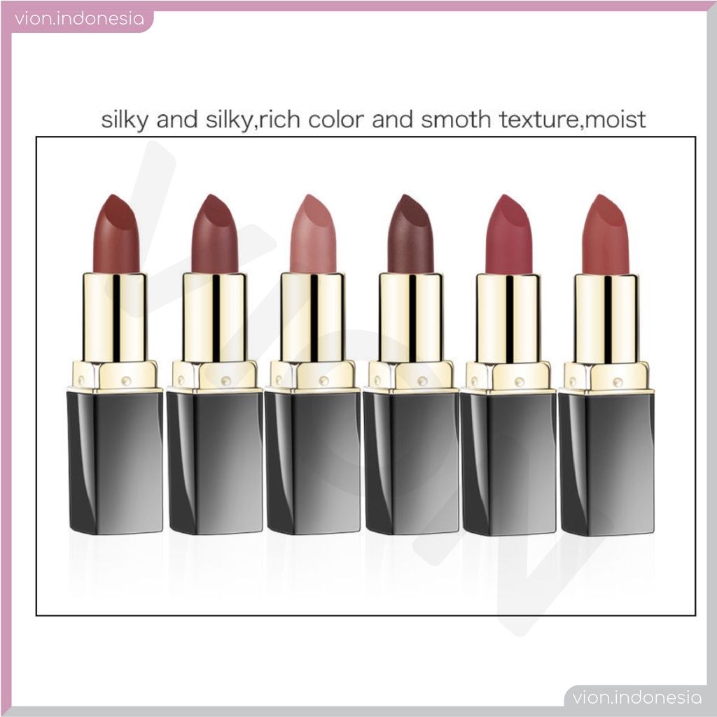 IMAGES Lipstick 8 Warna Tahan Lama Anti Air Tidak Pudar Original IM016