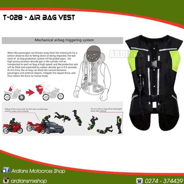 AIR BAG VEST - T-028 - ROMPI KANTONG UDARA