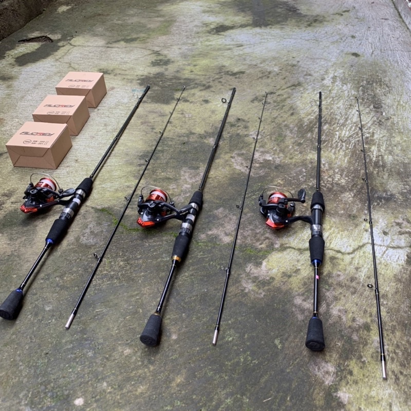 SATU SET / PAKET JORAN PANCING MURAH UL ULTRALIGHT CASTING UDANG LENTUR SAKURA FIBER SOLID 2-6LB MAX