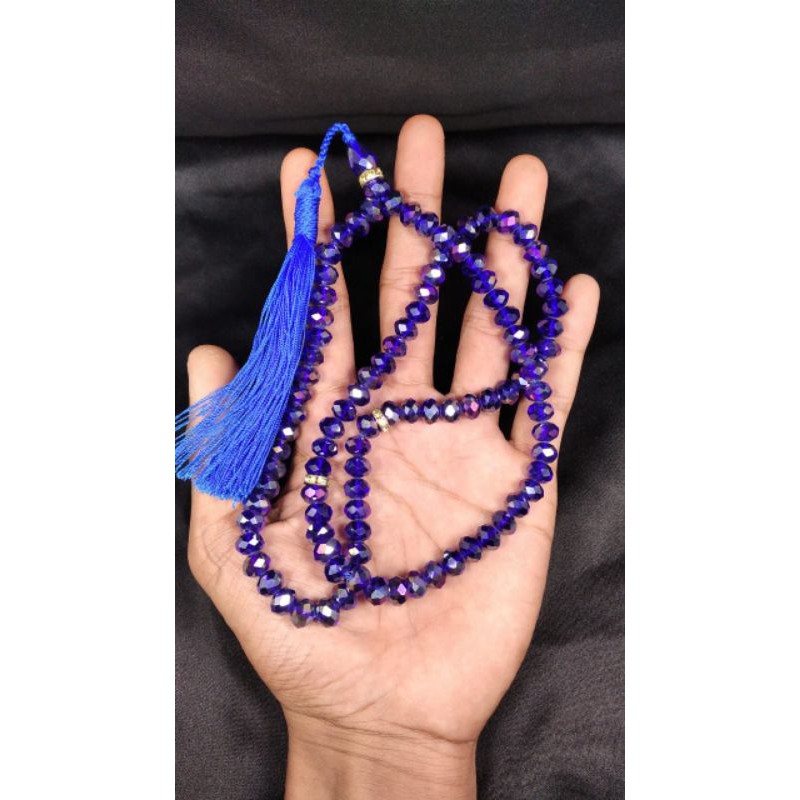 TASBIH BATU KING SAFIR MODEL CUTTING ISI 99 BUTIR