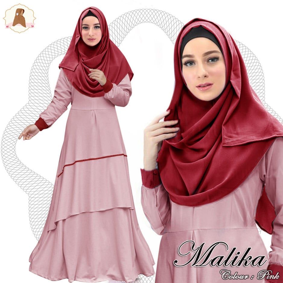 Baju Lebaran Gamis Pesta Pakaian Wanita Busana Muslim Hijab Syari Maxy Maxi Perempuan Dewasa Jumbo B