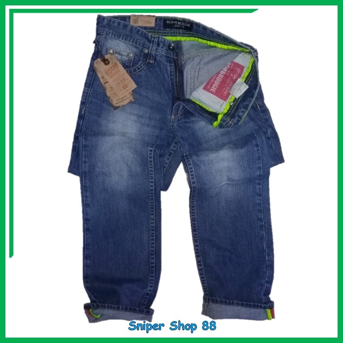 CELANA JEANS BOOMBOOGIE 2705 RAW DENIM / CELANA BOMBBOOGIE - Biru Muda, 28