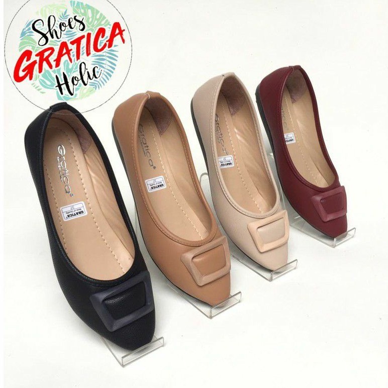 Flat Shoes Gratica Mocca/Sepatu Wanita/ Gratica/Mocca