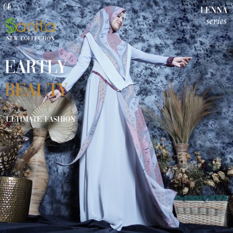 SANITA SYARI LENNA / Gamis Syari / gamis Wanita / Lenna Syari by sanita