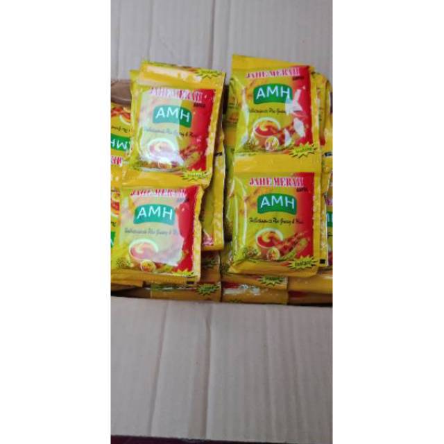 

Jahe merah harga per renteng isi 12 sachet (ready stok siap kirim)