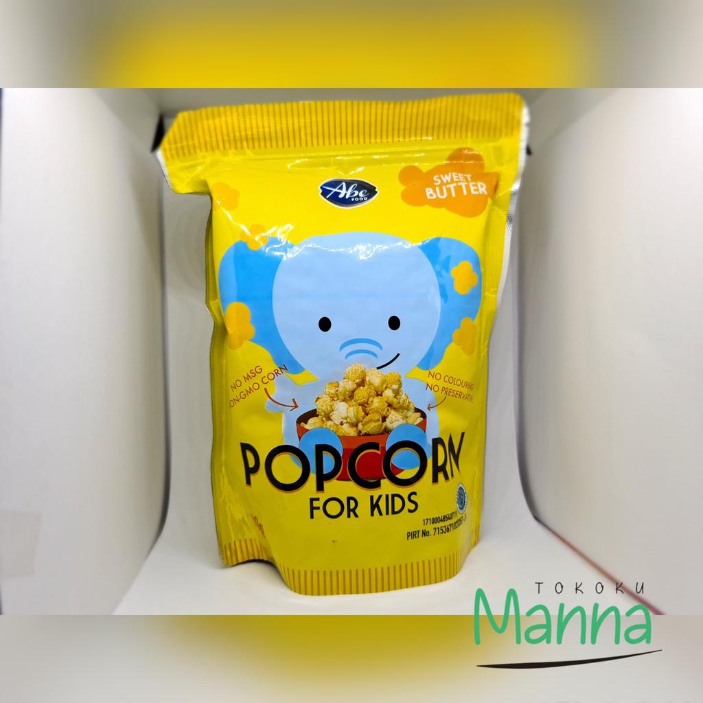 

PopCorn Kids Rasa Sweet Butter, Abe Popcorn, Snack Anak