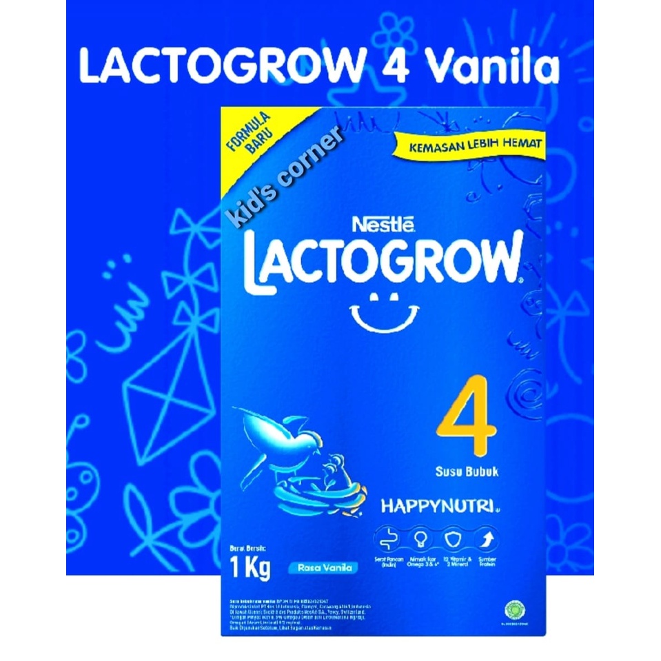 Susu Lactogrow 4 Rasa Vanila (1 kg)