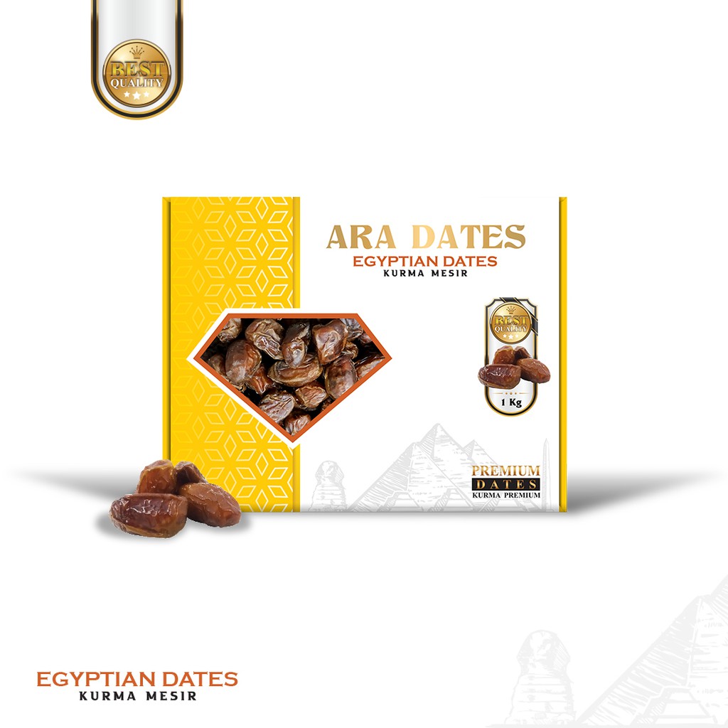 

Kurma Mesir 1Kg Premium Ara Dates PREMIUM KEMTAN