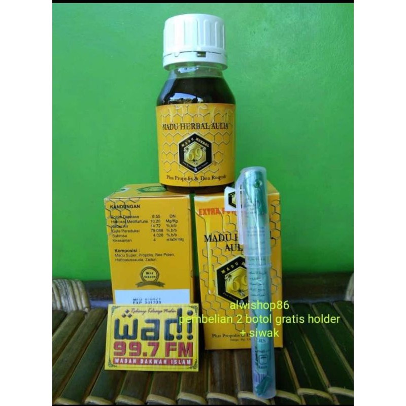 

madu herbal AULIA 69 plus propolis dan doa ruqiyah