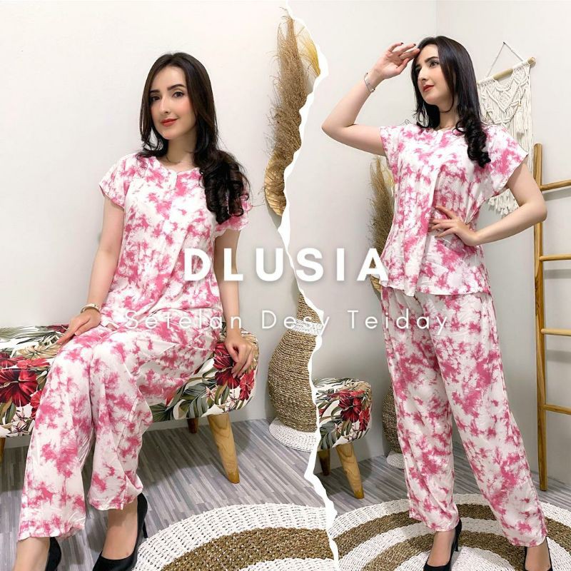 SETELAN DESY TIE DYE BY DLUSIA DRESS