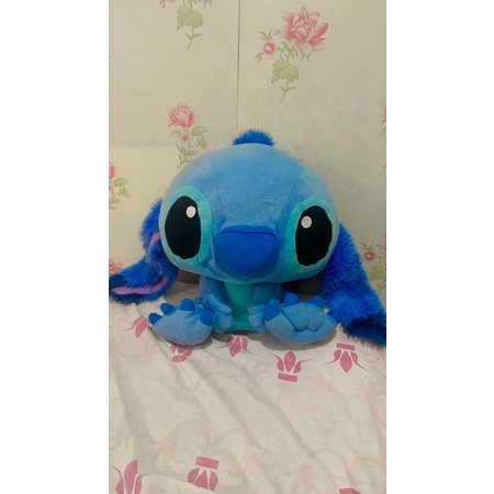 boneka stitch telinga bulu ori disney