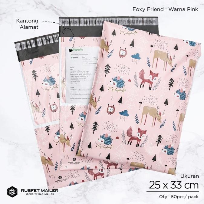 

Amplop Plastik Polymailer Foxy Friends ( Uk : 25Cm X 33Cm)
