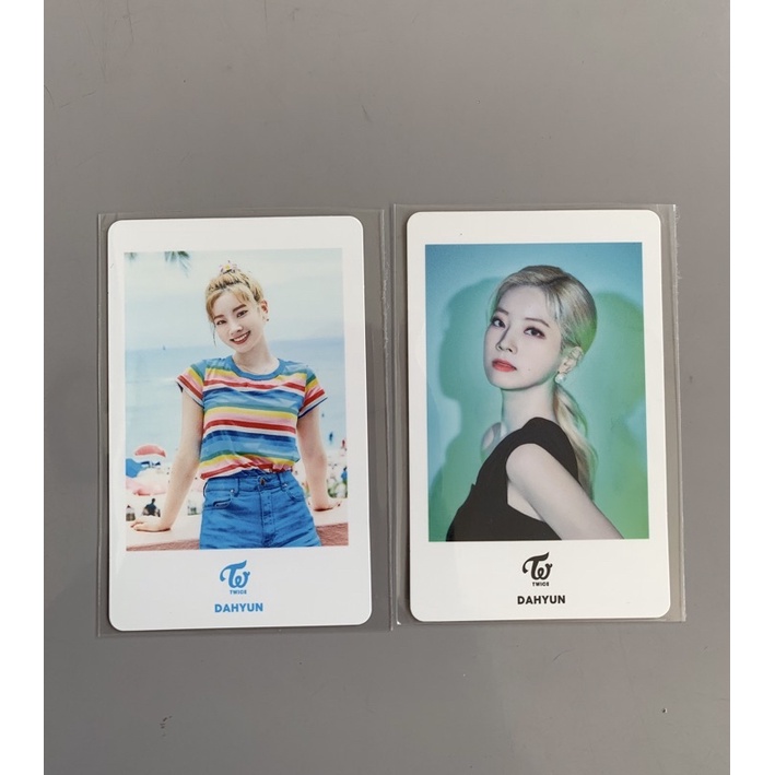 PHOTOCARD TWICE KIM DAHYUN OFFICIAL PC POLA POLAROID JP DUBU JAPAN