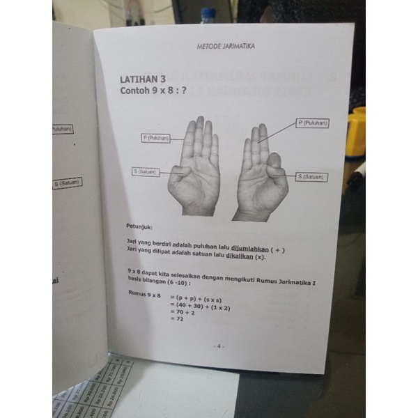 Buku Metode Jarimatika Tekhnik Berhitung Cepat (15×21cm)