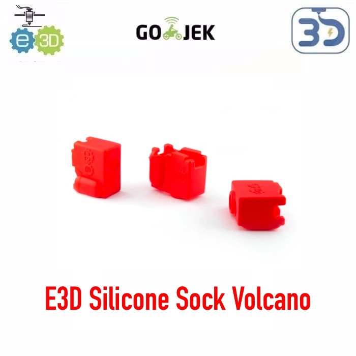 Original E3D Volcano Heat Block Silicone Cover Silikon Hotend E3D