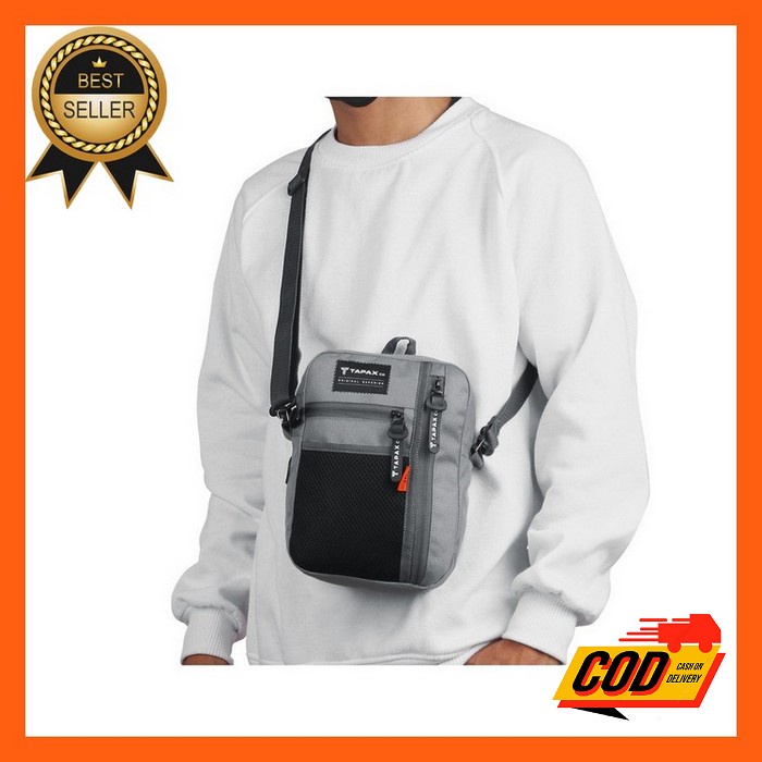 Tas Selempang Slempang Sling Bag Slingbag Bahu Kecil Mini Hp Pria Cowok Distro Keren Bagus Import Ka