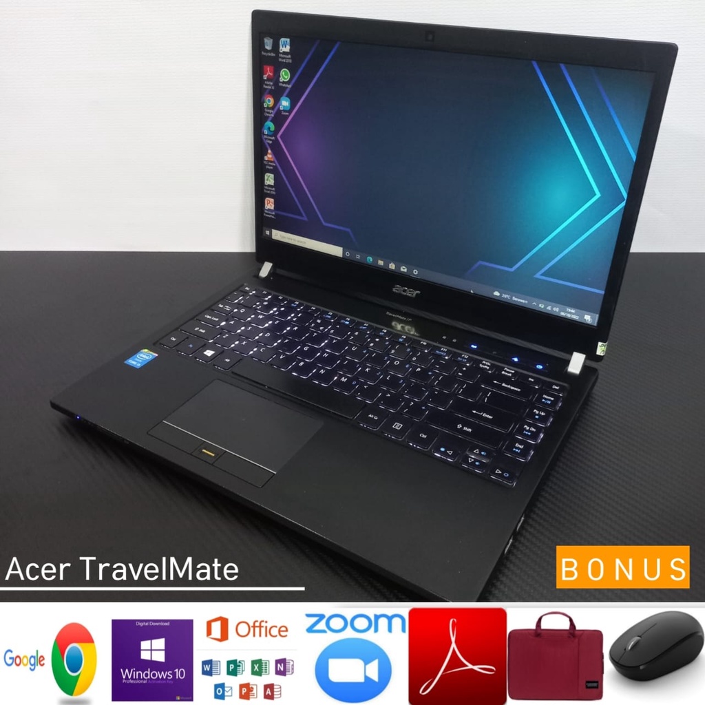 Laptop Acer Travelmate P645 Intel Core i5 Gen4 Ram 8GB SSD 256GB - Win 10