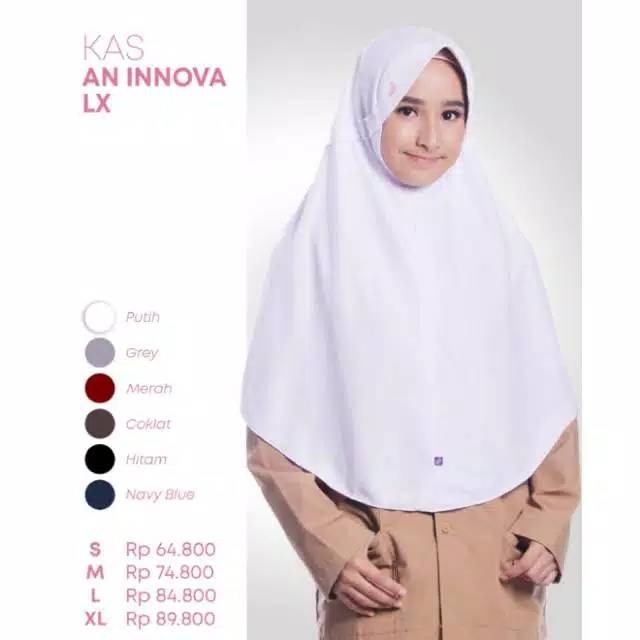 Rabbani Hijab Bergo Kerudung Sekolah Innova Lx
