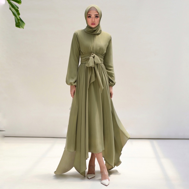 Terlarisss Asmara Dress Corliss Raya Collection 2022 Busui Friendly