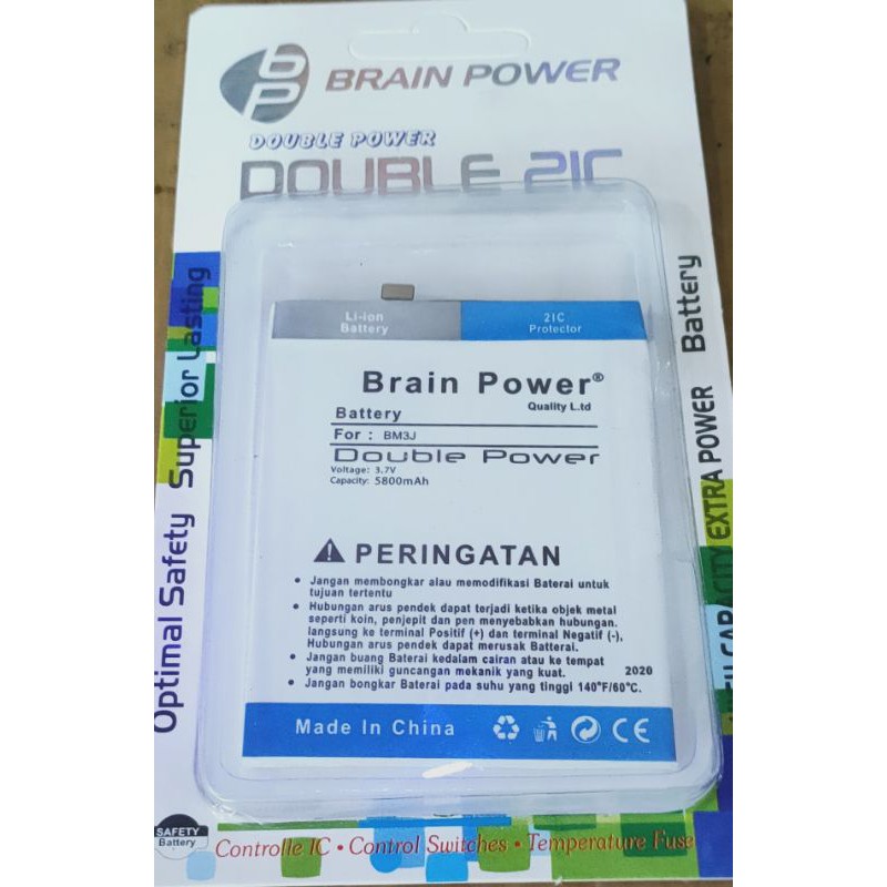 Battery batre Xiaomi BM 3j Brain power