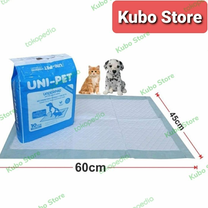 1 Dus Underpad Unipet 45x60 Uni-Pet Alas Pipis Size M Kecil Anabul Anjing Kucing Kelinci