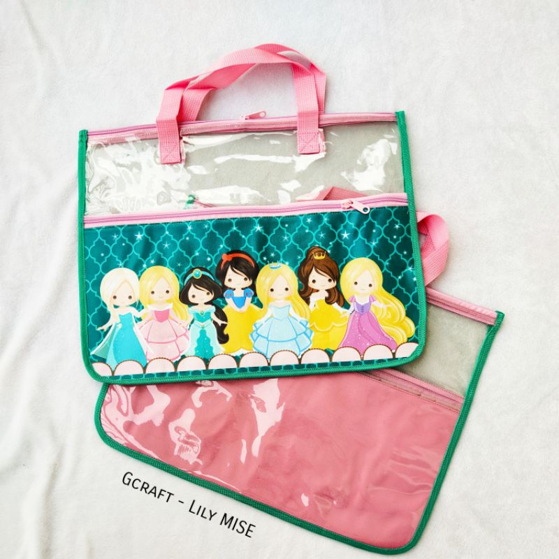 

tas folder simple - simple folder bag - pvc folder bag - tas folder transparan