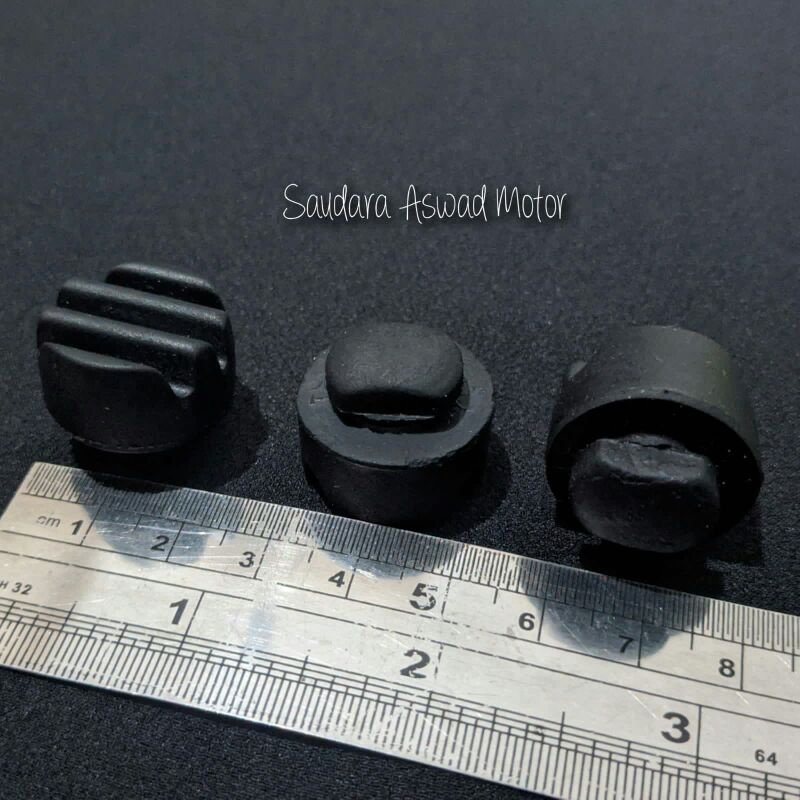 2PCS Karet Ganjal Jok Honda Blade Revo Supra Karisma Kirana Beat Karbu / Karet Jok Ganjel Jok Supra 