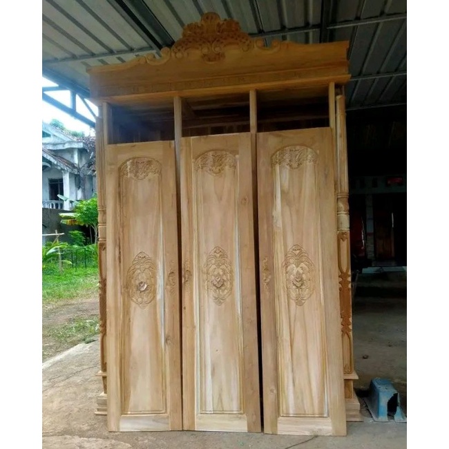 LEMARI MINIMALIS MURAH ALMARI JATI TUA JEPARA MEWAH