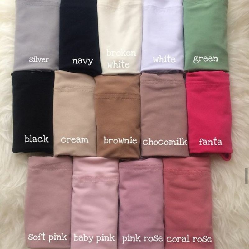 Ciput Arab Basic Jersey Polos ( kualitas premium)