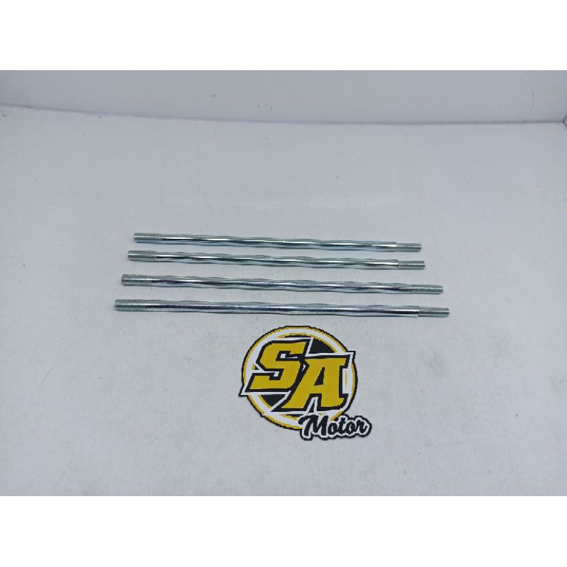 BAUT ANCER BAUT BLOK TUSUK SATE GRAND SUPRA SET 4 PCS BESI CHROME