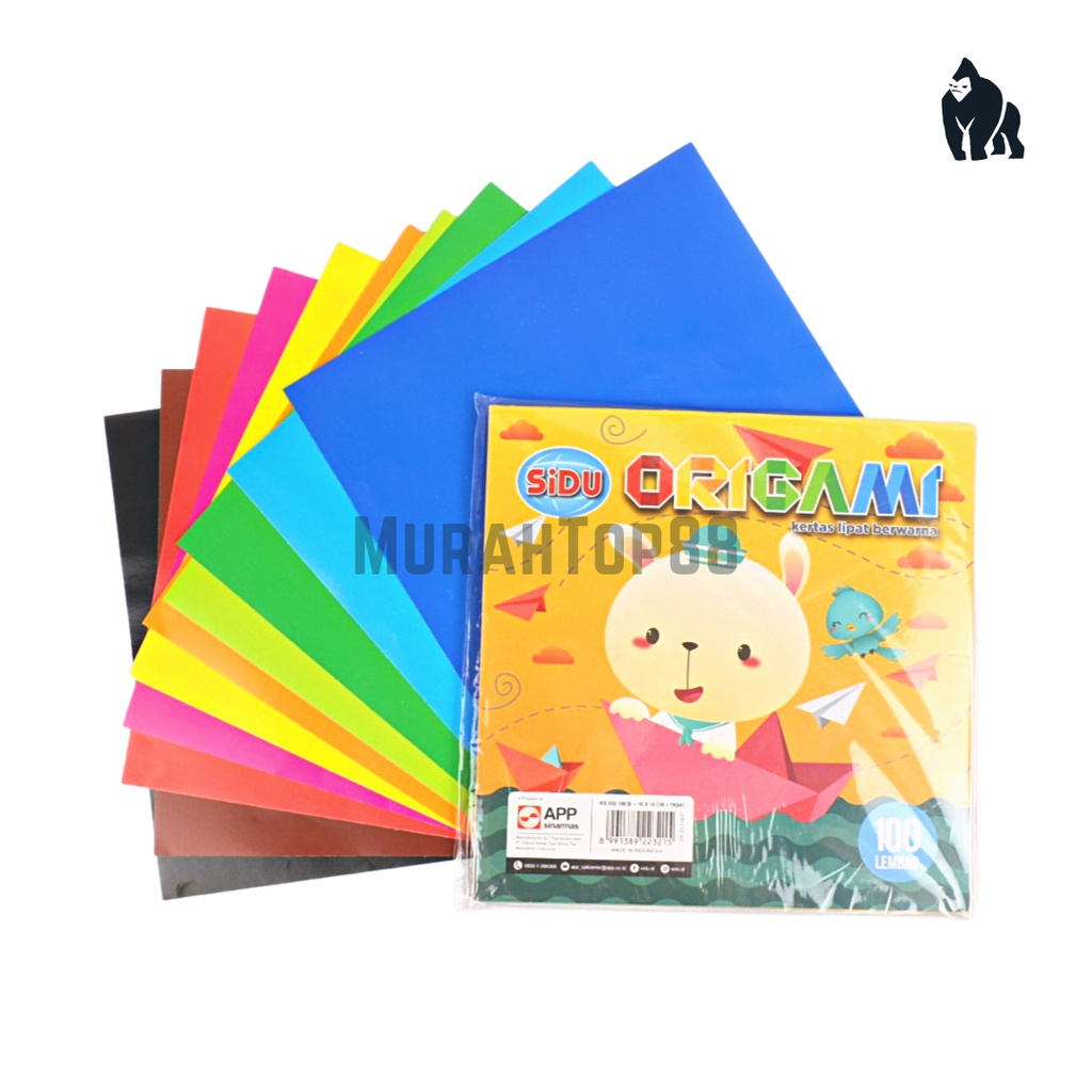 

Kertas Origami Besar 16x16 cm / Kertas Lipat Warna Sidu Sinar Dunia [ISI 100 LEMBAR]