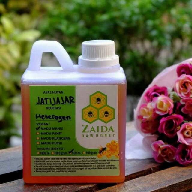

Raw Honey Zaida |madu mentah |madu hutan |madu murni 100 % tanpa campuran