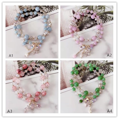 Gelang Kristal Terbaru Perhiasan Fashion A1-4