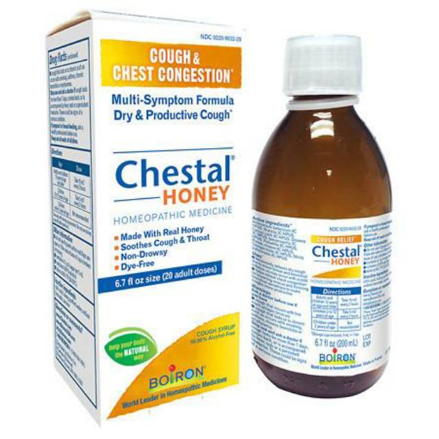 Jual Boiron Chestal Honey, Cough & Chest Congestion, 6.7 fl oz Shopee Indonesia
