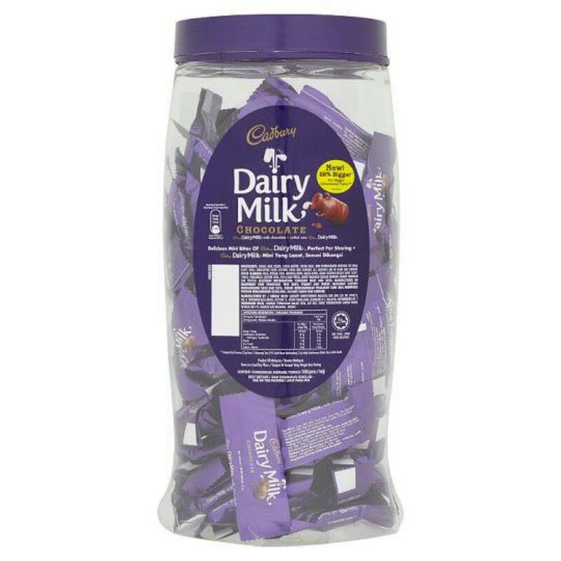 

Cadbury diarymilk malaysia isi 100pcs
