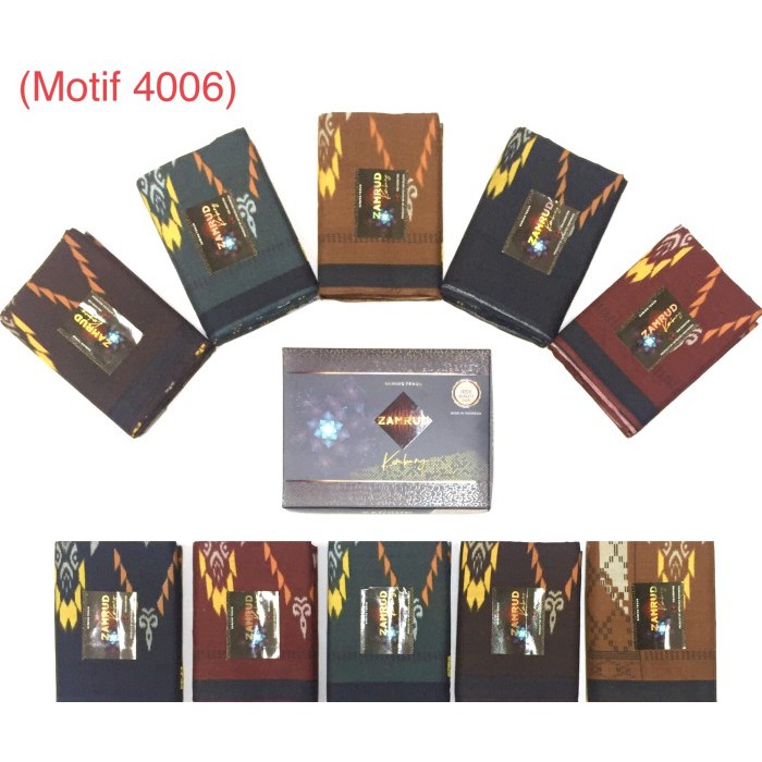 Sarung Tenun Zamrud Kembang (Grosir)