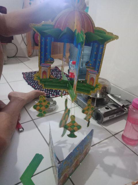 Hiasan Lebaran Ketupat Idul Fitri Gantung Masjid Murah Bisa Gosend Gojek - 51.16