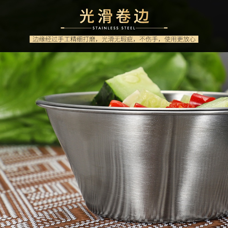 Stainless Steel Sauce Dishes Food Dipping Bowls Round Seasoning Dish Saucer Appetizer Plates