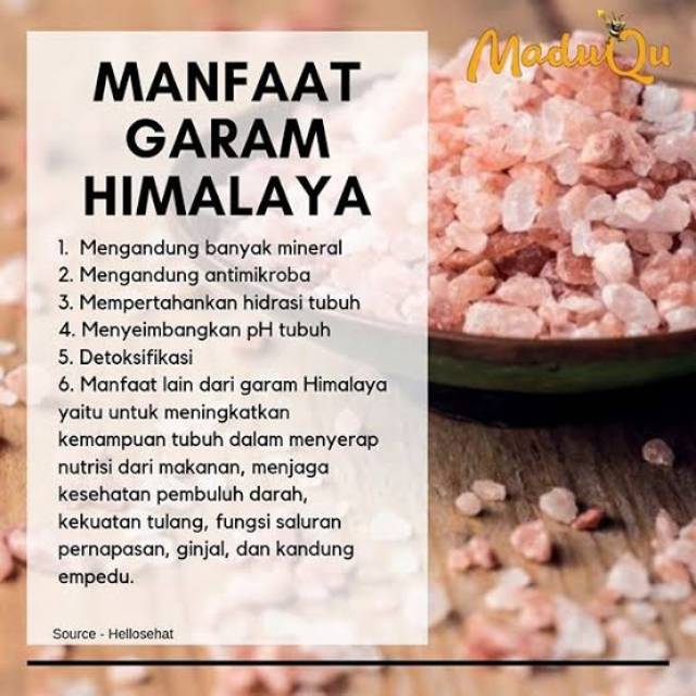 Garam Himalaya 50gr Garam Pakistan Garam K Himalayan Salt Himsal Indonesia