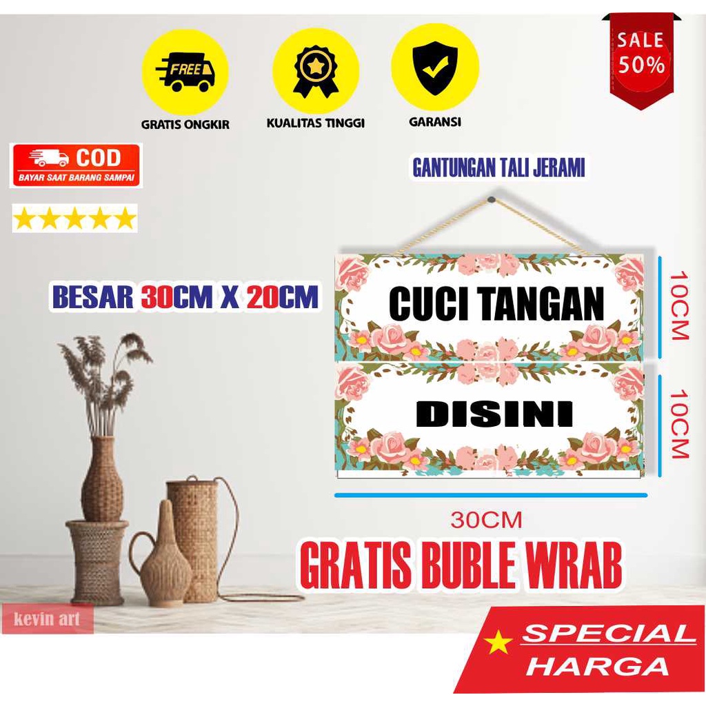 Dekorasi Dinding Minimalis Shabby Chic Cuci Tangan Disini Hiasan Dinding Ruangan Teras Pajangan Gantung Unik Original Terbaru