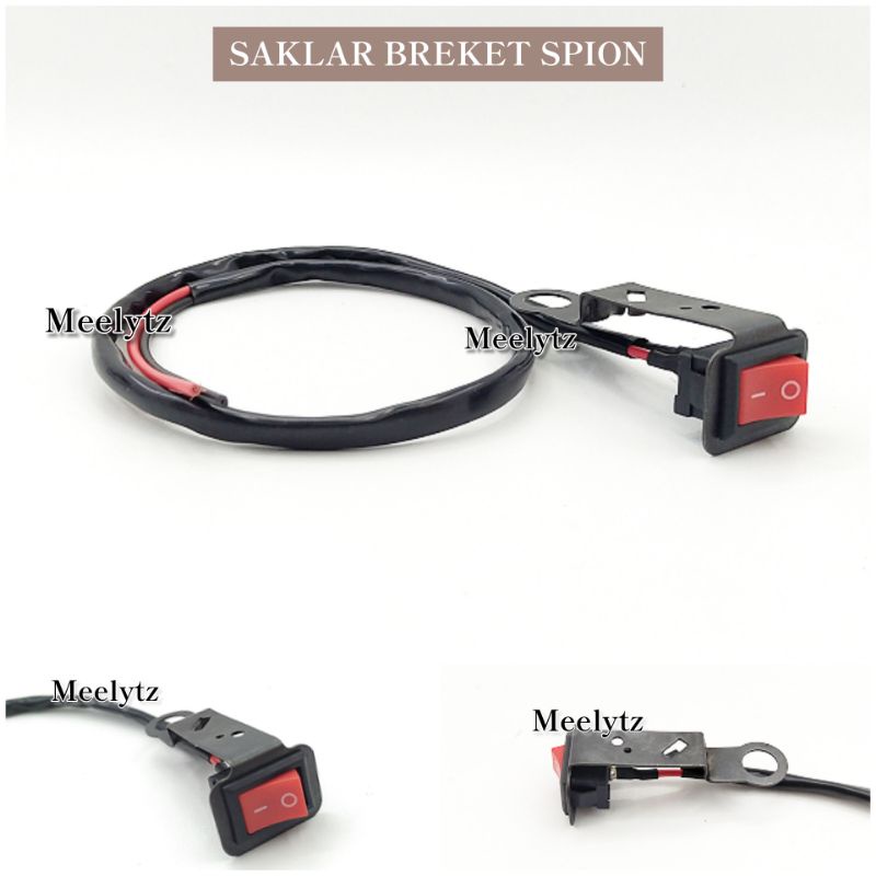 Saklar Switch On Off plus breket spion