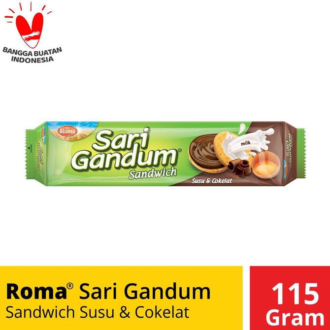 

Promo Awal tahun Roma Sari Gandum Coklat @115 Gr Promo Awal tahun