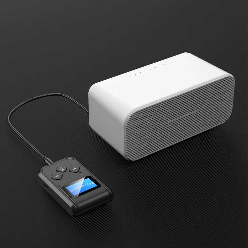 Audio penerima dan pemancar Bluetooth 5.0 Receiver Transmitter 3.5mm YIBEIKA 2 in 1 - T15