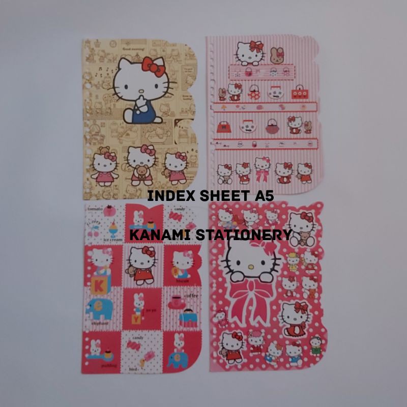 

Cover Binder Sheet Index A5 [Hello Kitty, Princess], LOOSE LEAF Fancy A5.