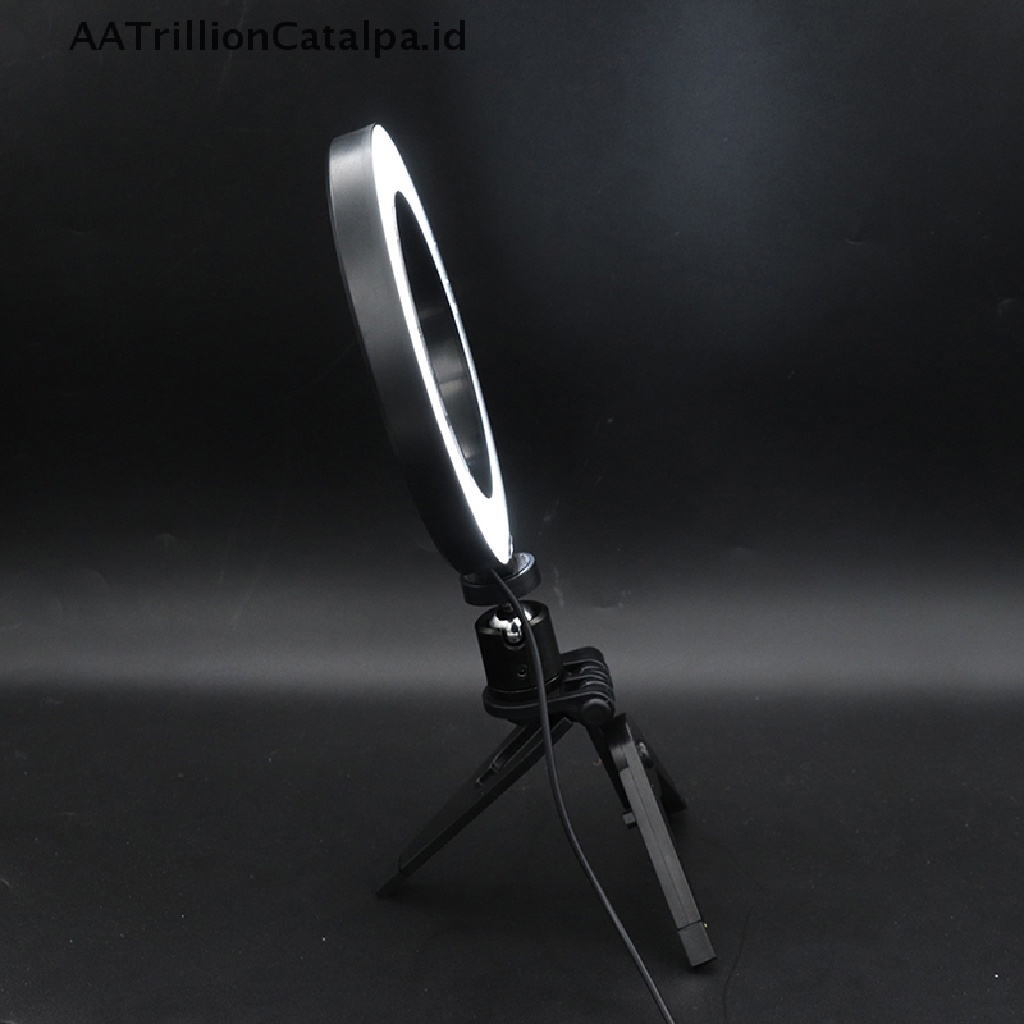 Aatrillioncatalpa Lampu Flash Ring LED 6 &quot;Bisa Dim Untuk Selfie / Studio Foto