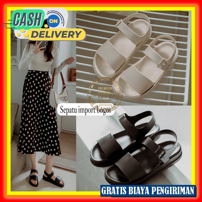 Sepatu Sandal Kekinian Cewe Style Korea Sendal Selop Jelly Wanita Kekinian Sandal Jelly Murah Wanita