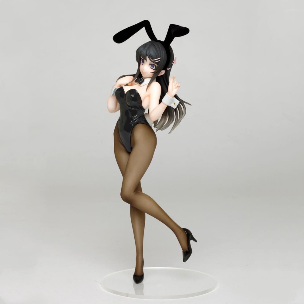 Needway  Anime Sakurajima Mai PVC Does Not Dream Of Bunny Girl Action Figure Girls Figure Japan Mai Senpai Doll Toys Model Doll 20cm Bunny Girl Ver