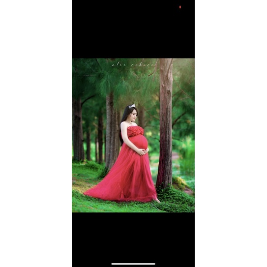 gaun maternity photo shoot SEWA