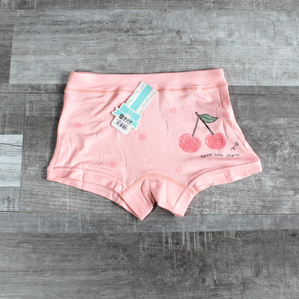 Boxer anak perempuan bahan katun impor dengan ziplock pouch Celana dalam boxer anak cewe bahan katun