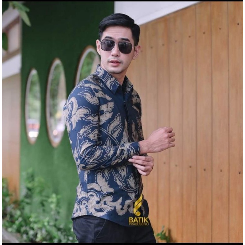 PRABUYASA KEMEJA BATIK LENGAN PANJANG BERKUWALITAS FULL FURING / baju batik pria lengan panjang modern / Hem batik kerja laki laki / pakaian batik pria halus